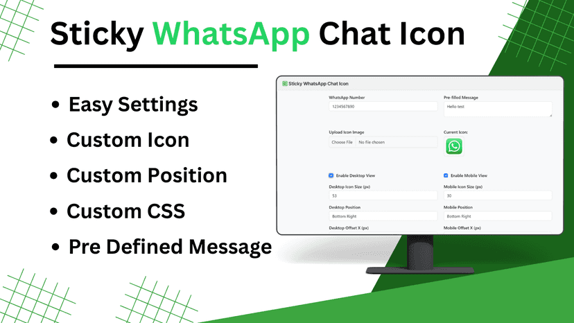 Sticky WhatsApp Chat for Shopify
