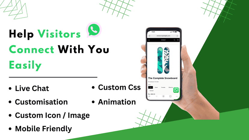 Sticky WhatsApp Chat for Shopify