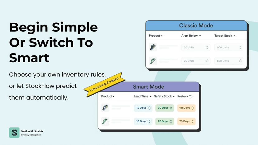 Begins Simple Or Switch to Smart
