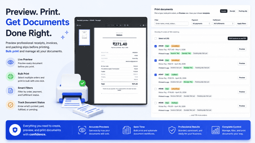 WBL - Order Printify PDF