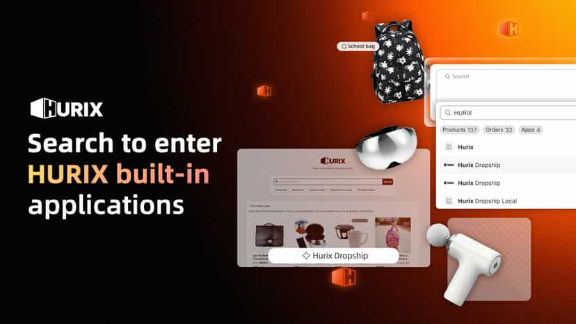 Search to enter HURIX built-in applications