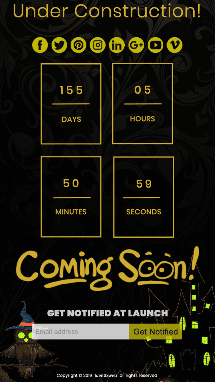 Schedule launch your under maintenance store