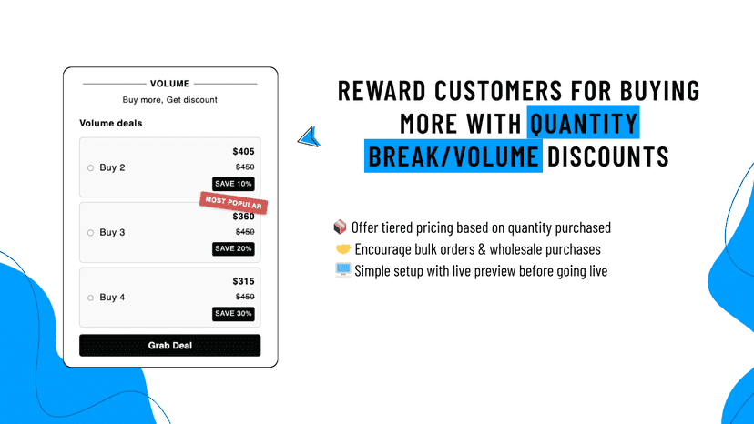 owl bundles discounts bogo volume discount quantity breaks