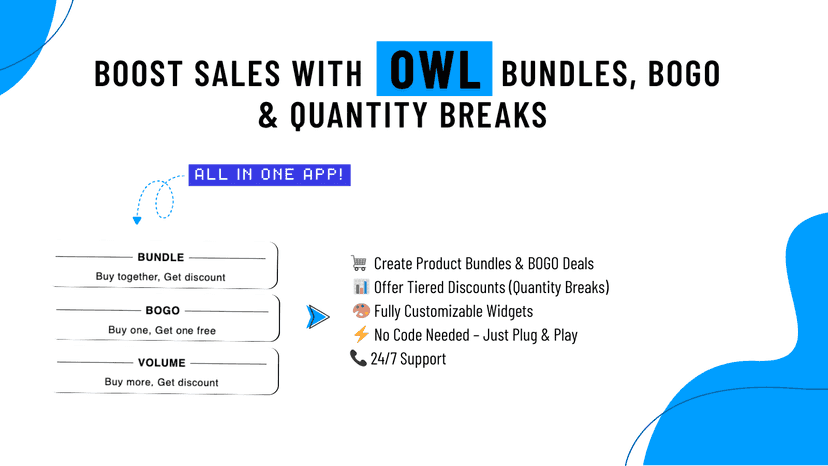 owl bundles discounts bogo volume discount quantity breaks