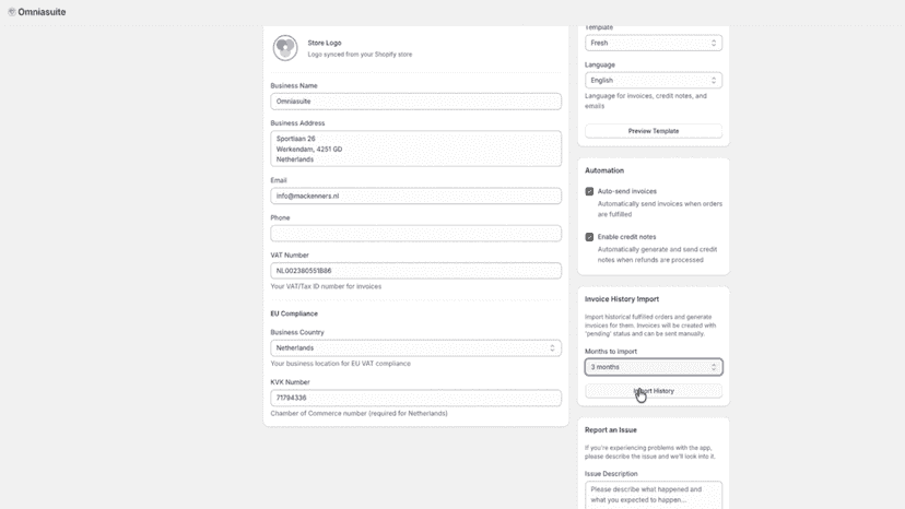 Main Dashbord
