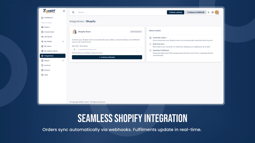 Seamless Shopify Integration