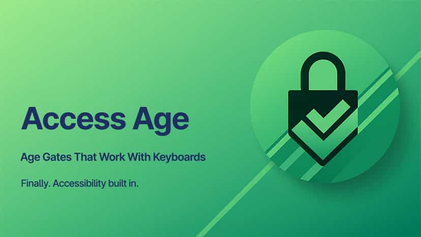 Access Age - Age verification modal