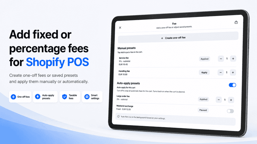 POS Fees general text