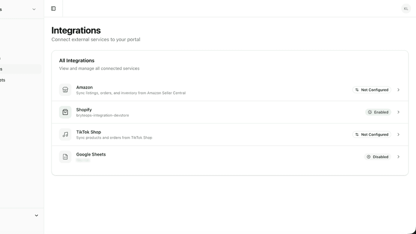 integrations