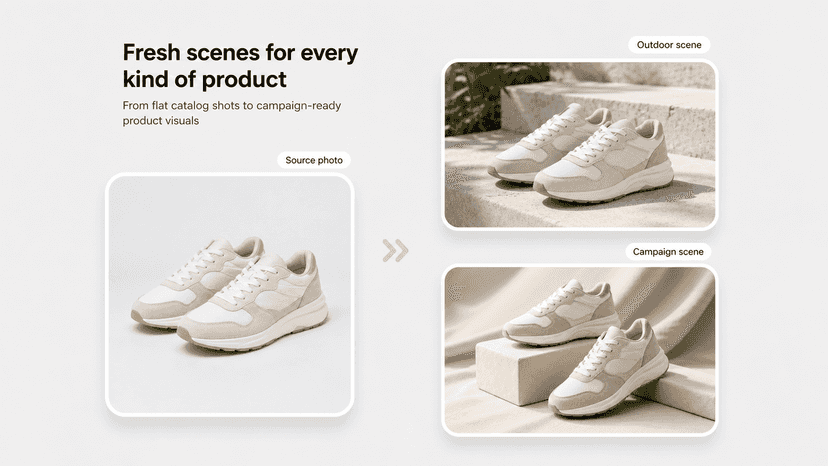 Fresh scenes for every kind of product