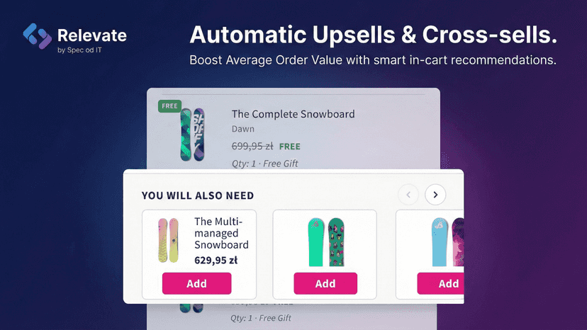 Automatic Upsell & Crosssell