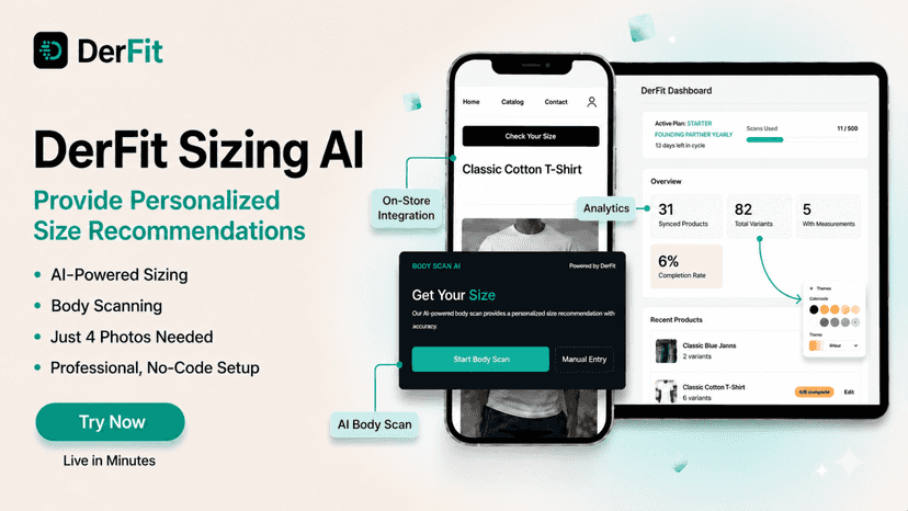 DerFit Sizing AI.