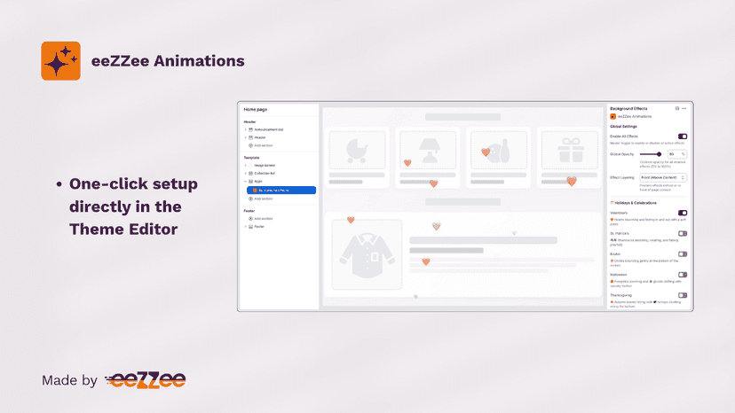 eeZZee Animations setup
