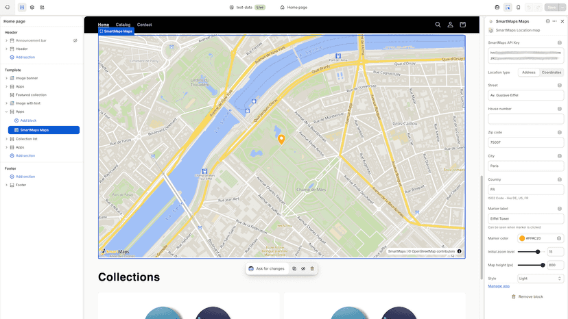 App configuration