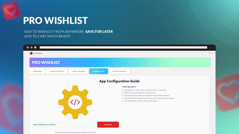 Configure App