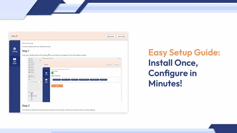 easy setup. step by step instructions