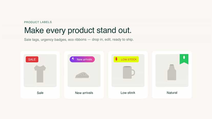 Make every product stand out