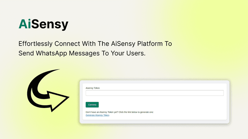 Connect with AiSensy system