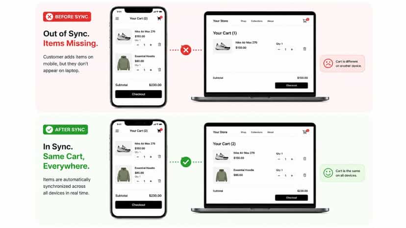 Real-Time Cart Sync That Actually Works