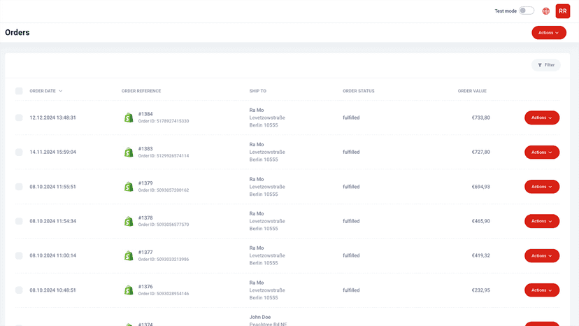 Automated Order Import and Filtering