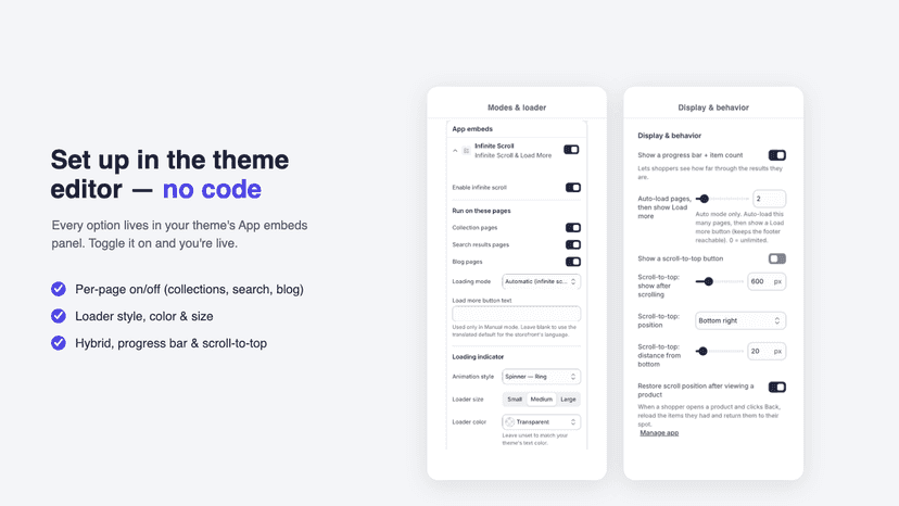 flexible customizations
