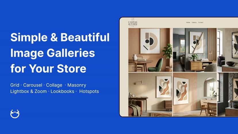 image gallery app for shopify themes