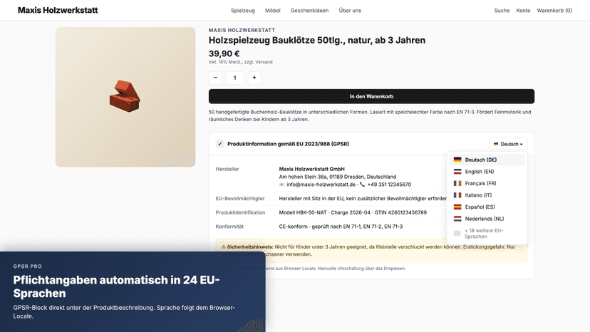 Audit-Trail mit Hash-Verkettung, signiertes PDF auf Knopfdruck