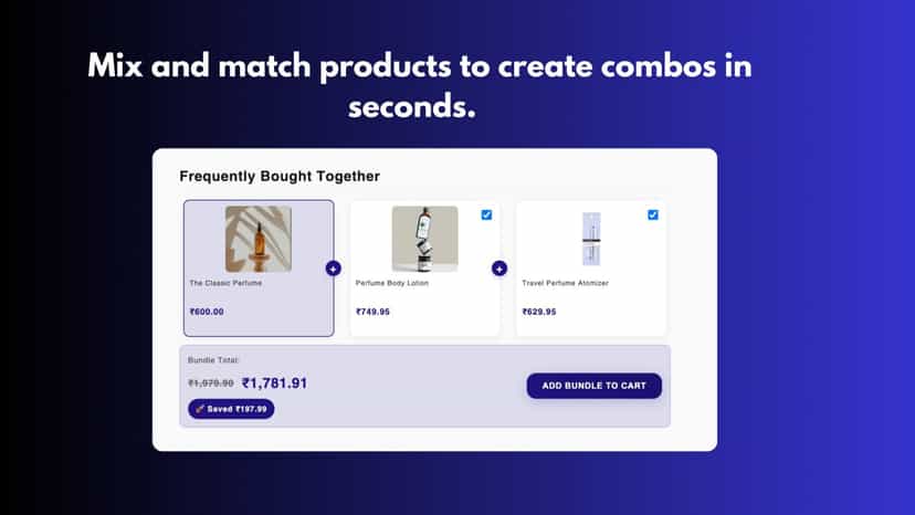 Mix and match deal