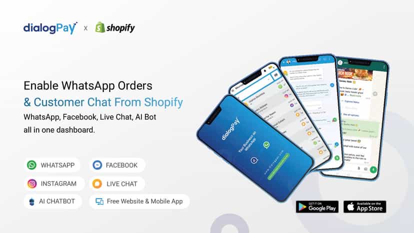 DialogPay omnichannel AI platform. Manage orders in WhatsApp