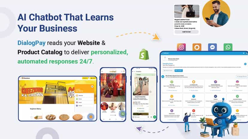 AI chatbot uses your catalog for 24-7 personalised replies