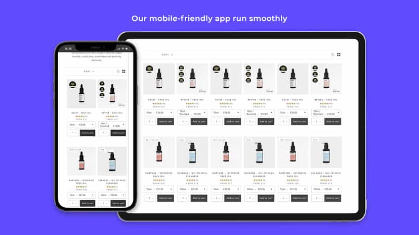 Add to cart button on Collections ,Sioant,CB