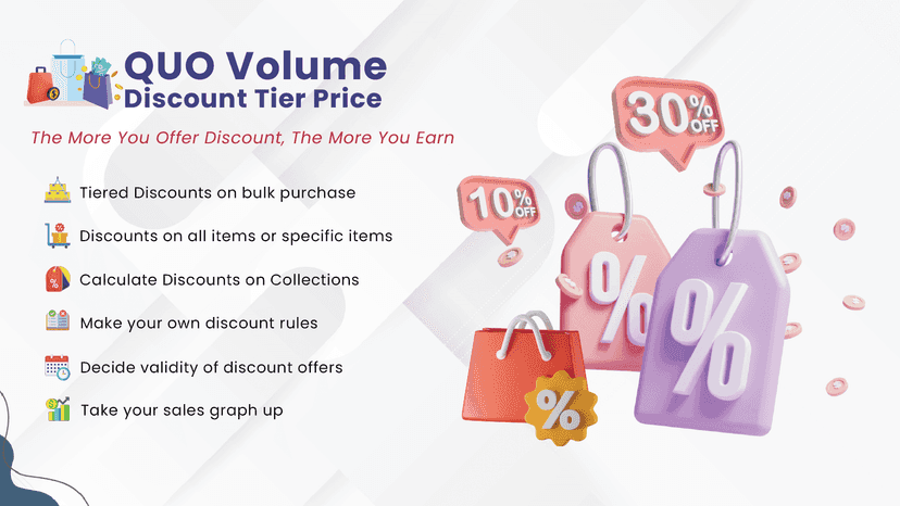 QUO Volume Discount Tier Price Shopify App