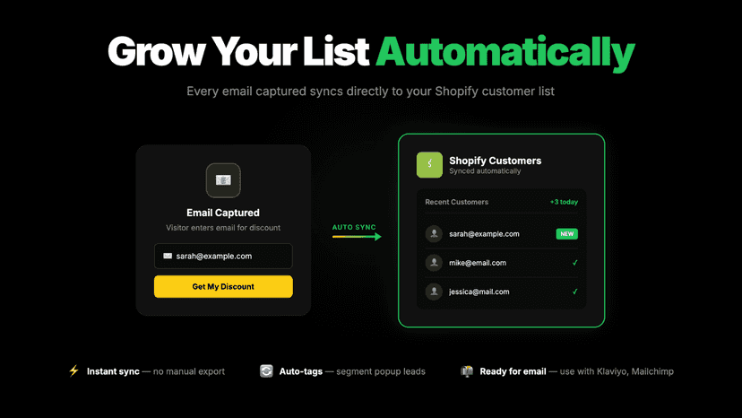 Email Capture with Popup