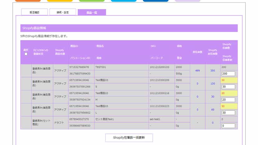 商品一覧