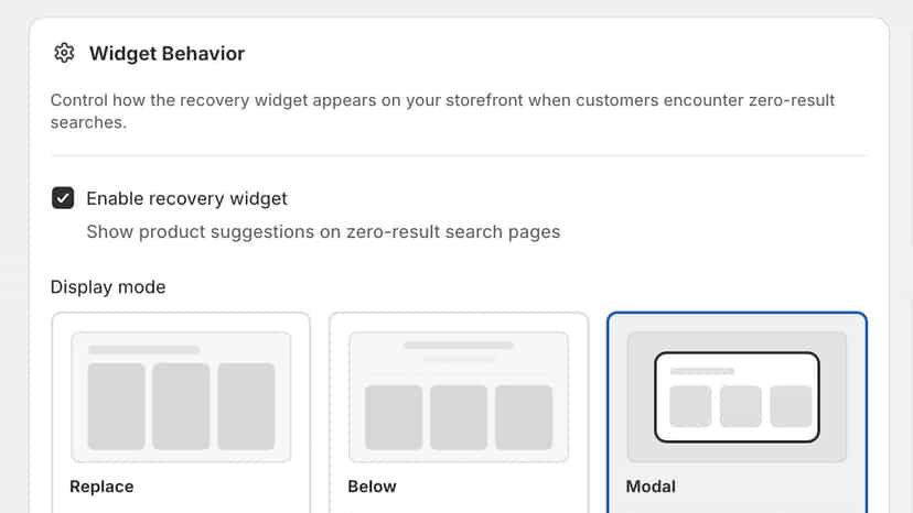 A sample of the customisation options