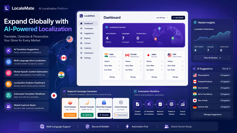 AI-powered Shopify translation and localization for growth