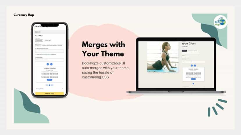 Merges with your theme design