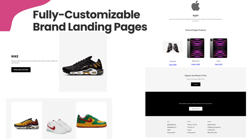 Brand Landing Page