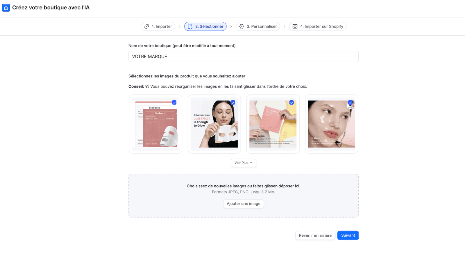 Select your pictures