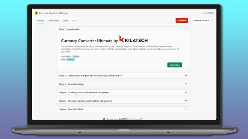 Main user interface of currency converter ultimate app
