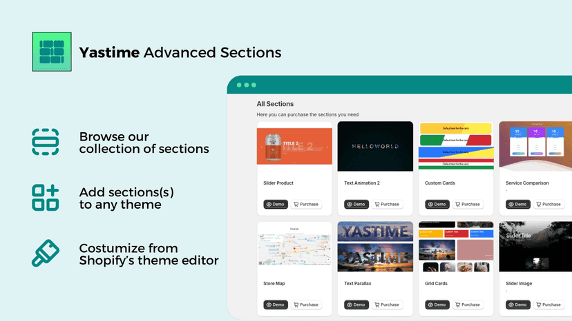 Advanced Sections