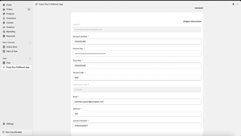 PostaPlus - Fulfillment Request Details