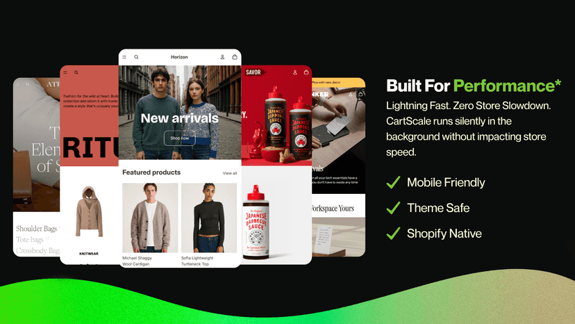 CartScale running without slowing down storefronts