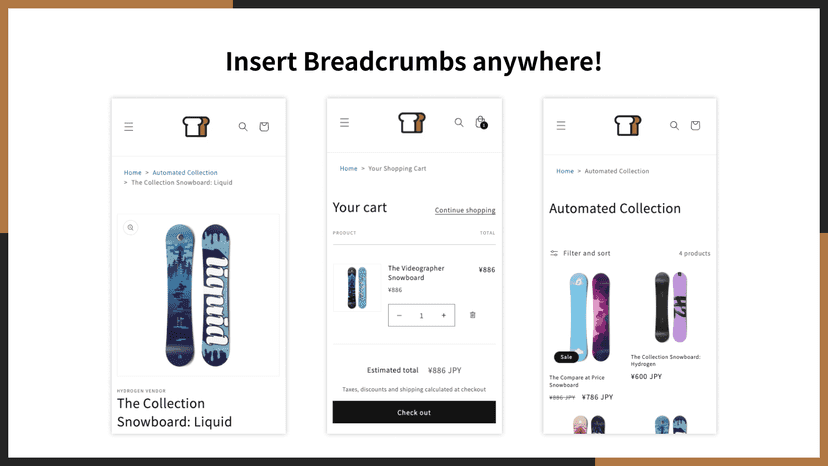 Insert Breadcrumbs anywhere!