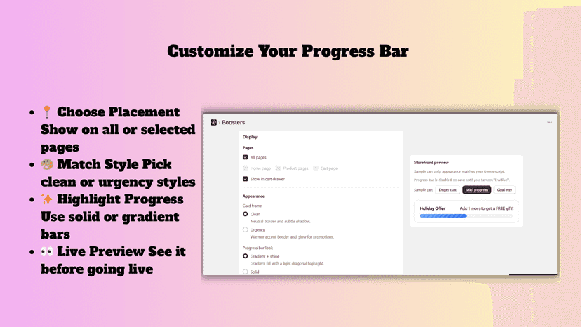 Customize Your Progress Bar