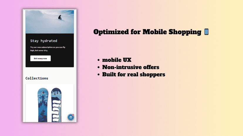Optimized for Mobile Shopping