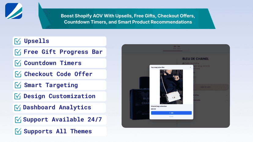 COVA Shopify AOV features and smart offers