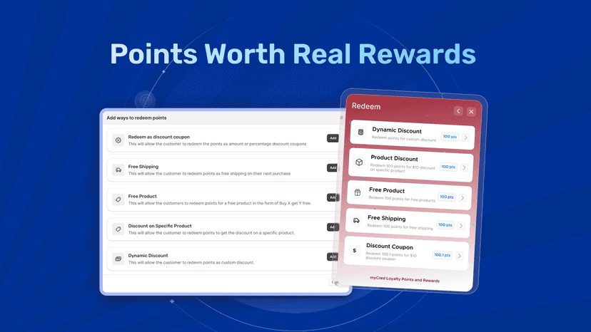 Multiple ways for customers to redeem loyalty rewards in Shopify
