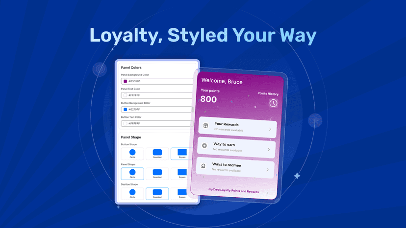 Customize loyalty widget design and colors in Shopify