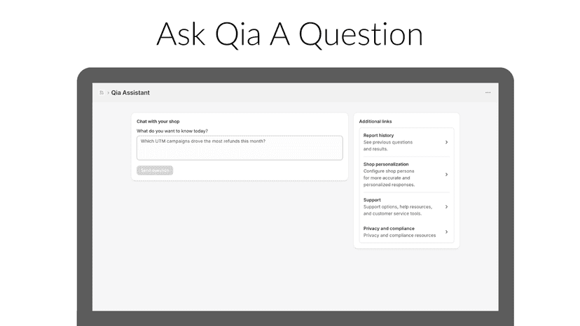 Ask Qia in plain English